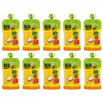 Bob Snail Smoothie mango-kokos-cytryna bez dodatku cukru zgrzewka 10 x 120 g