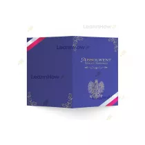 LearnHow Teczka absolwenta szkoy redniej 5 szt.