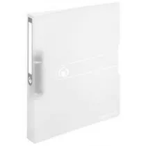 Herlitz Segregator A4 PP transparentny 4 cm biay