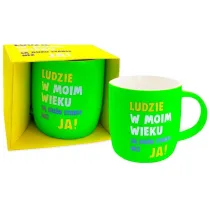 Kukartka Kubek neonowy Ludzie w moim wieku