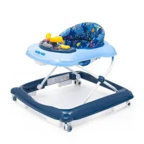 Baby Mix Chodzik z kierownic i silikon kkami ciemny nieb