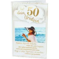 AbCard Kartka okoliczno�ciowa Urodziny 50 PS14
