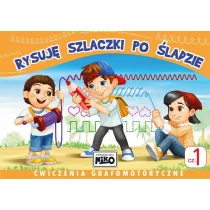 Rysuj szlaczki po ladzie. wiczenia grafomotoryczne. Cz 1