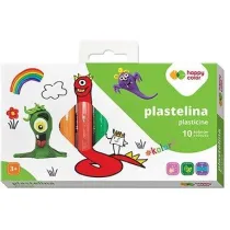Happy Color Plastelina szkolna okr�g�a 10 szt.