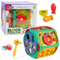 Kostka interaktywna wielofunkcyjna 8w1 Leantoys