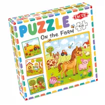 Moje pierwsze puzzle 4 x 6 el. Farma Tactic