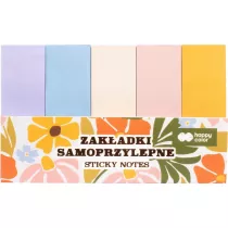 Zak�adki samoprzylepne Bloom boho 5 szt HAPPY COLOR