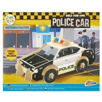 Drewniana konstrukcja pojazdu 3D Policja Grafix
