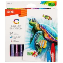 Deli Pastele olejne Color Emotion 24 kolory 24 szt.