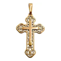Zawieszka Krzy�yk Poz�acany 32x20mm