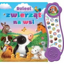 Dzieci zwierzt na wsi