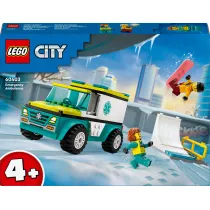 LEGO City Karetka i snowboardzista 60403