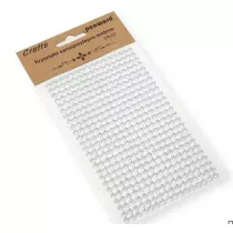 Polsirhurt Kryszta�ki samoprzylepne CR-02 srebrne 5 mm