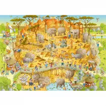 Puzzle 1000 el. Afryka�skie ZOO Heye