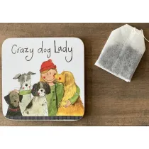 Alex Clark Podk�adka pod kubek C154 Crazy Dog Lady Psiara