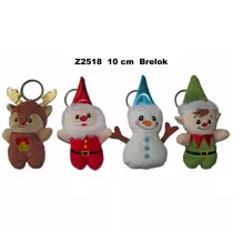 Pluszak Zwierz�ta �wi�teczne brelok 10 cm SUN-DAY Z2518