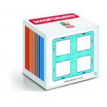 Klocki magnetyczne 3D Magformers Super kwadraty 12 elementw