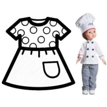 Ubranko dla lalek 32cm Paola Reina