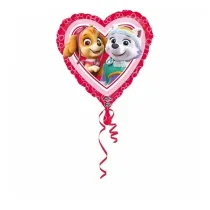 Amscan Balon foliowy Psi Patrol Love - Girl 46cm