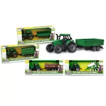 PROMO Traktor z przyczep Mini Farma mix p12 143755 Cena za 1szt Artyk