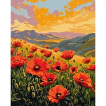 Ideyka Malowanie po numerach - Cisza w�r�d mak�w 40x50cm