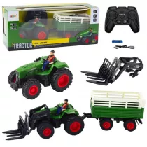 Traktor z przyczep� RC zdalnie sterowany LeanToys