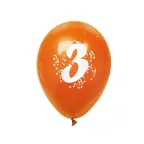 Arpex Balon dekoracyjny z nadrukiem cyferki 3 K7905