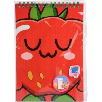 Pachn�cy notatnik z naklejkami Fruitysquad