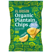 El Origen Chipsy z plantana solone bezglutenowe 80 g Bio
