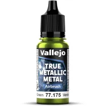 Vallejo: 77.175 - True Metallic Metal - Airbrush - Amber Green (18 ml)