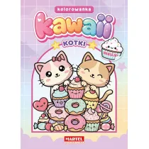 Kawaii. Kotki z naklejkami