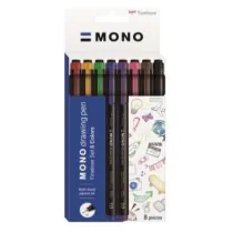 Tombow Cienkopis mono drawing 8 kolorw