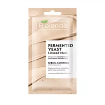 Bielenda Fermented Yeast Linseed Mask normalizujca maseczka z bioaktywnym fermentem drodowym 8 g
