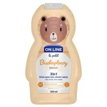 On Line �el do mycia cia�a, w�os�w i twarzy 3w1 dla dzieci Biszkoptowy Le Petit 350 ml
