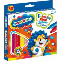 St. Majewski Flamastry trjktne Jumbo Bambino 10 szt.