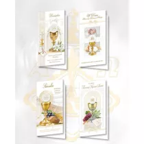 Top Graphic Karnet DL De Lux. Z�ocony Komunia 10 szt.