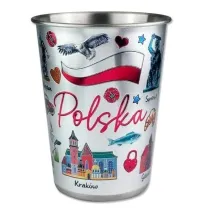 Pan Dragon Metalowy kubek Polska 250ml ILP-KUB-M-PL-01