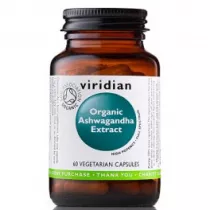 Viridian Organiczna ashwagandha - suplement diety 60 kaps. Bio