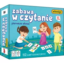 Zabawa w czytanie. Pierwsze sowa Adamigo