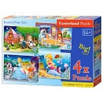Puzzle maxi 4w1 - Pikne bajki (8+12+15+20 el.) Castorland