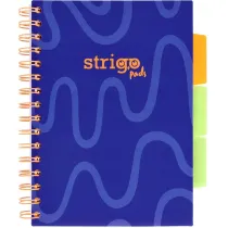 Strigo Ko�ozeszyt Pads A5 Neon granatowy linia 100 kartek