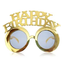 Godan Okulary Happy Birthday z�ote