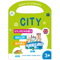 Kolorowanka A4 z nakl. Angielski MIX