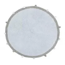 Dywan bawe�niany Bubbly Soft Blue 120cm