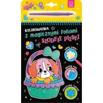 Kolorowanka z magicznymi foliami. S�odkie pieski