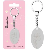 Be-Happy Gifts Brelok prezentowy Babcia zawsze blisko serca