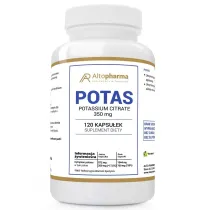 AltoPharma Potas cytrynian potasu suplement diety 120 kaps.