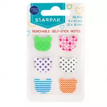 Starpak Zak�adka indeksuj�ca Misie 22 x 18 mm 6 x 20k