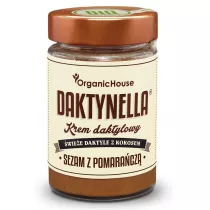 Organic House Krem kokosowo - daktylowy z sezamem i pomaracz bezglutenowy 190 g Bio