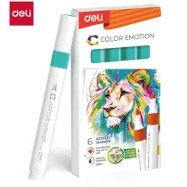 Deli Marker akrylowy cyan blue